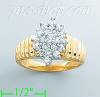 14K Gold Ladies' CZ Ring