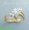 14K Gold Ladies' CZ Ring