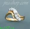 14K Gold Ladies' CZ Ring