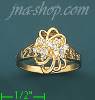 14K Gold Ladies' CZ Ring