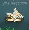 14K Gold Ladies' CZ Ring