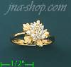 14K Gold Ladies' CZ Ring