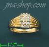 14K Gold Ladies' CZ Ring