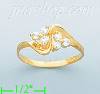 14K Gold Polished Ladies' CZ Ring