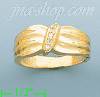 14K Gold Polished Ladies' CZ Ring