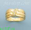 14K Gold Polished Ladies' CZ Ring