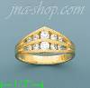 14K Gold Polished Ladies' CZ Ring