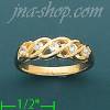14K Gold Polished Ladies' CZ Ring