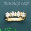 14K Gold Polished Ladies' CZ Ring