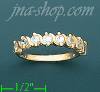 14K Gold Polished Ladies' CZ Ring