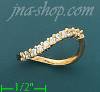 14K Gold Polished Ladies' CZ Ring