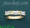 14K Gold Polished Ladies' CZ Ring