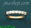 14K Gold Polished Ladies' CZ Ring