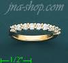 14K Gold Polished Ladies' CZ Ring