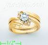 14K Gold Polished Ladies' CZ Ring