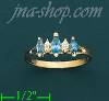 14K Gold Polished Ladies' CZ Ring