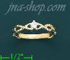 14K Gold Polished Ladies' CZ Ring