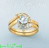 14K Gold Polished Ladies' CZ Ring
