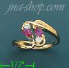 14K Gold Polished Ladies' CZ Ring