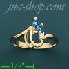 14K Gold Polished Ladies' CZ Ring