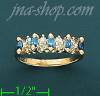 14K Gold Polished Ladies' CZ Ring