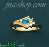 14K Gold Polished Ladies' CZ Ring