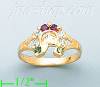 14K Gold Polished Ladies' CZ Ring