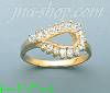 14K Gold Polished Ladies' CZ Ring