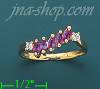 14K Gold Polished Ladies' CZ Ring