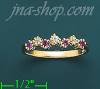 14K Gold Polished Ladies' CZ Ring