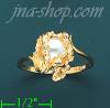 14K Gold Polished Ladies' CZ Ring