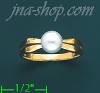 14K Gold Polished Ladies' CZ Ring