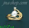 14K Gold Polished Ladies' CZ Ring