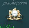 14K Gold Polished Ladies' CZ Ring