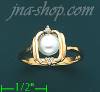 14K Gold Polished Ladies' CZ Ring