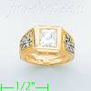 14K Gold Baby CZ Ring
