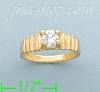 14K Gold Baby CZ Ring