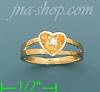 14K Gold Baby CZ Ring