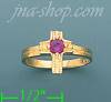 14K Gold Baby CZ Ring