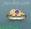 14K Gold Baby CZ Ring