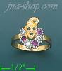 14K Gold Baby CZ Ring