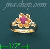 14K Gold Baby CZ Ring