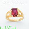 14K Gold Baby CZ Ring