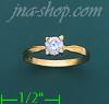 14K Gold Baby CZ Ring