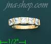 14K Gold Baby CZ Ring