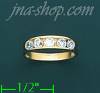 14K Gold Baby CZ Ring