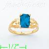 14K Gold Baby CZ Ring