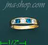 14K Gold Baby CZ Ring