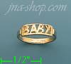 14K Gold Baby Ring