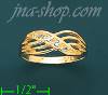 14K Gold Ladies' CZ Ring